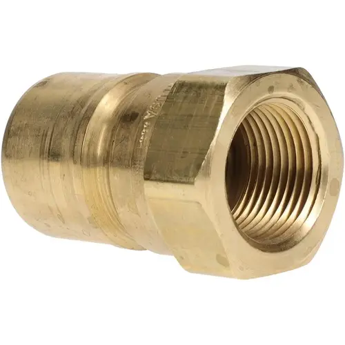 Hydraulic Hose Female Pipe Rigid Nipple Fitting: 3/4", 1,000 psi Hydraulic Hose Female Pipe Rigid Nipple Fitting: 3/4", 1,000 psi