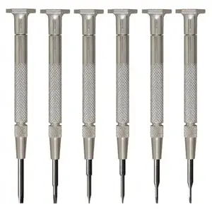 Moody Tools 58-0116 Screwdriver Set: 6 Pc, Slotted