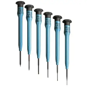 Moody Tools 58-0316 Screwdriver Set: 6 Pc, Slotted