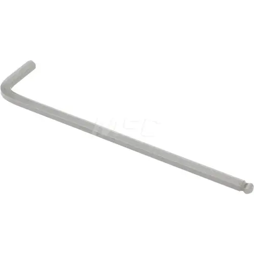Hex Key: 4.00 mm Hex, Ball End, Long Arm, 4-19/64" OAL, Steel" Hex Key: 4.00 mm Hex, Ball End, Long Arm, 4-19/64" OAL, Steel"