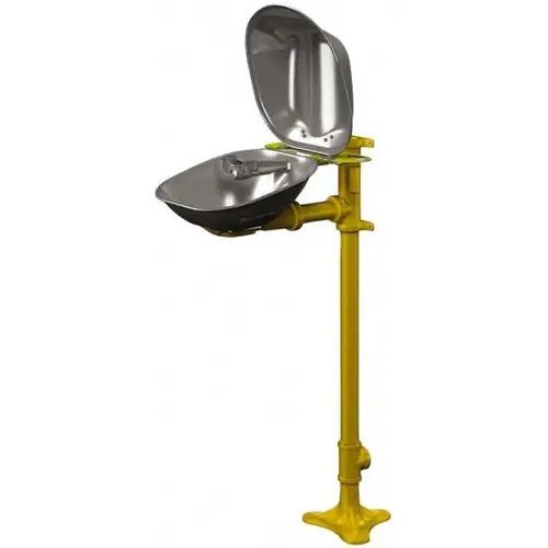 Pedestal Mount, Stainless Steel Bowl, Eyewash Station Pedestal Mount, Stainless Steel Bowl, Eyewash Station