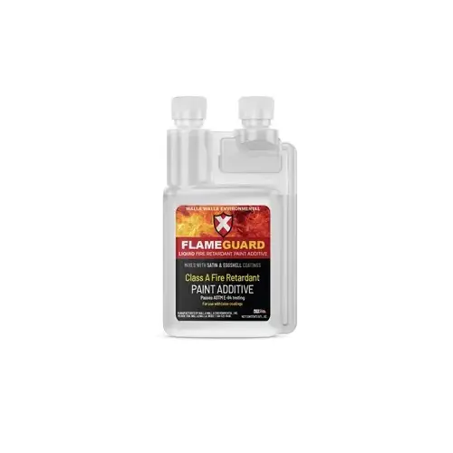 FLAME GUARD LIQUID FIRE RETARDANT PAINT ADDITIVE - 8 OZ (1- GAL)