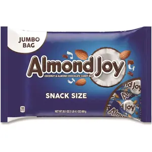 Almond Joy GRR24600348 Almond Joy Snack Size Candy Bars, 20.1 Oz Bag Package Of 2