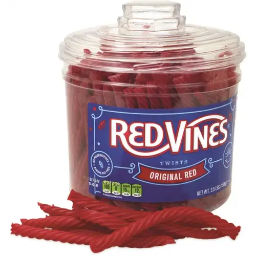 Red Vines Original Red Twists, 3.5 Lb Tub