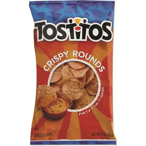 Tostitos 3 Oz Crispy Round Tortilla Chips Package Of 28