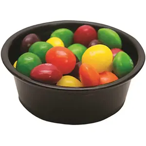 Empress EPC200B Empress Plastic Portion Cup 2oz Black, Case Of 2500