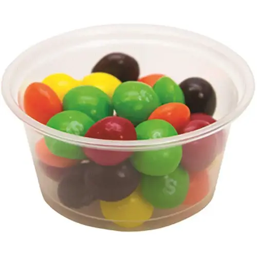 Empress Plastic Portion Cup 3.25oz Clear, Case Of 2500