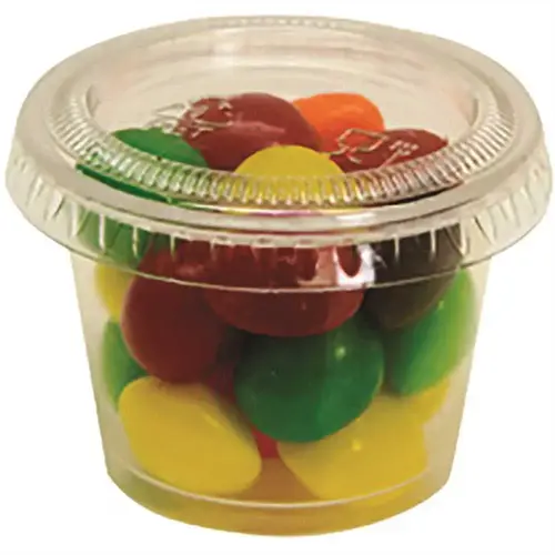 Empress Lid for .75oz and 1oz Plastic Portion Cup, Case Of 2500