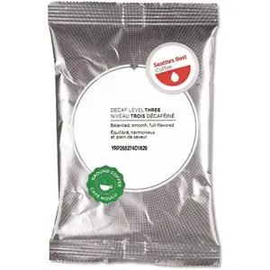 Seattle'S Best SEA11008554 Seattle'S Best Premeasured Coffee Packs, Decaf Portside Blend, Package Of 18