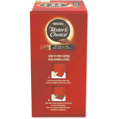 Nescafe Taster's Choice Stick Pack, House Blend, .06 Oz, Case Of 480 Nescafe Taster's Choice Stick Pack, House Blend, .06 Oz, Case Of 480