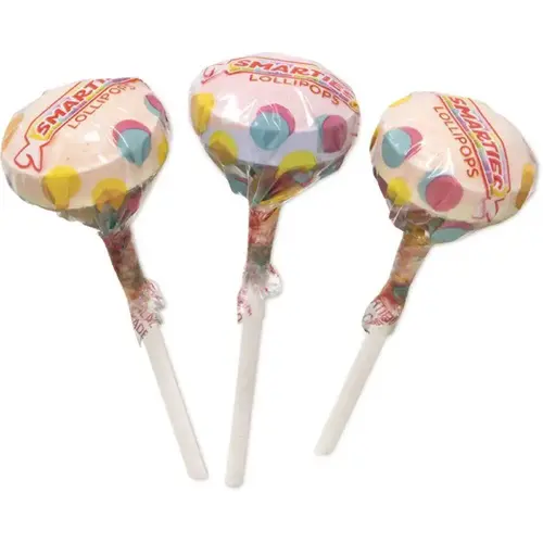 Nestle Smarties Lollies Lollipops, 34 Oz Jar, 120 Pieces