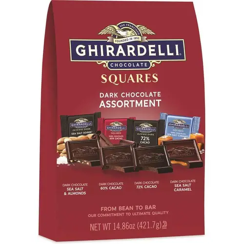 Ghirardelli Squares Premium Dark Chocolate Assortment, 14.86 Oz Bag Ghirardelli Squares Premium Dark Chocolate Assortment, 14.86 Oz Bag