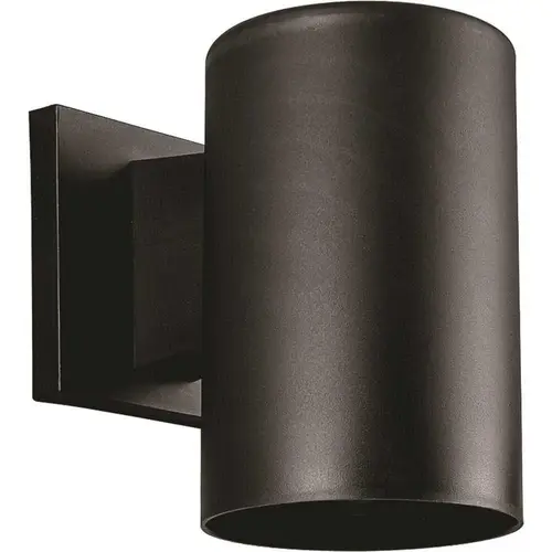 Progress Lighting Black One-Light Wall Bracket In Metal Finish 5 X 7.25 Progress Lighting Black One-Light Wall Bracket In Metal Finish 5 X 7.25