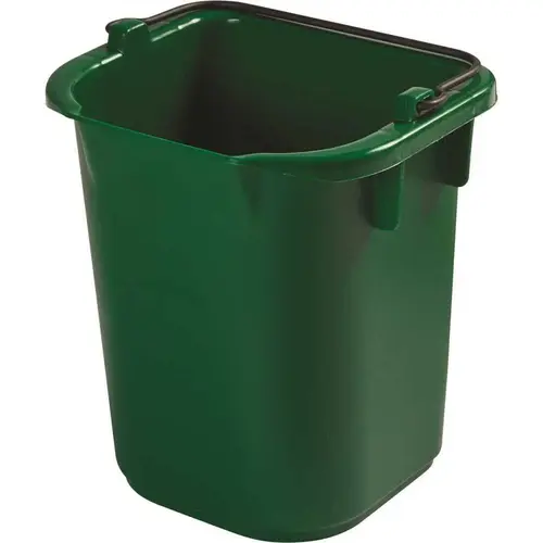 Rubbermaid Commercial 5 Qt Green Heavy-Duty Cleaning Pail Package Of 4 Rubbermaid Commercial 5 Qt Green Heavy-Duty Cleaning Pail Package Of 4