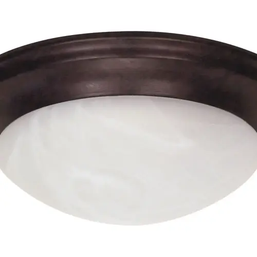 Satco Old Bronze 14 Twist Lock Flush Fixture Satco Old Bronze 14 Twist Lock Flush Fixture