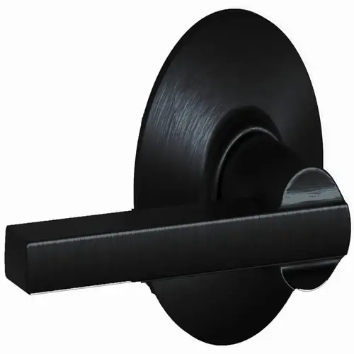 Schlage Residential F Ser Passage No Hand Matte Black Clear Finish Flair Lever Schlage Residential F Ser Passage No Hand Matte Black Clear Finish Flair Lever