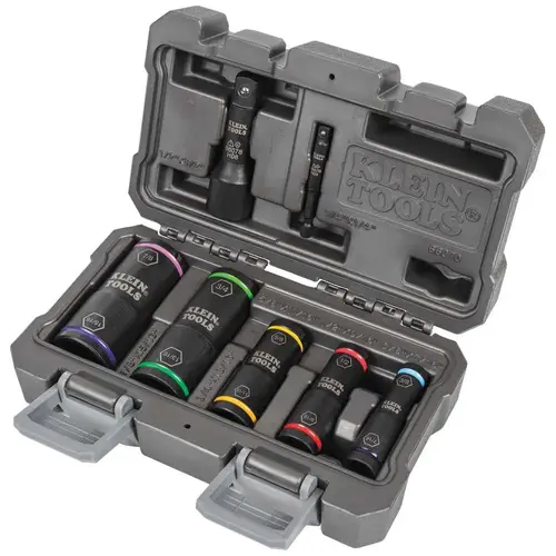 Klein Tools Flip Impact Socket Set, 7-Piece Klein Tools Flip Impact Socket Set, 7-Piece