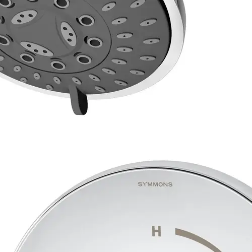 Symmons Elm Polished Chrome Shower Trim With Double Lever Handle Symmons Elm Polished Chrome Shower Trim With Double Lever Handle