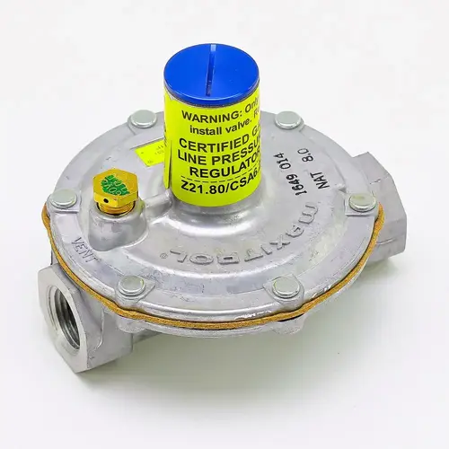 Maxitrol 1/2"npt 2psi Max Inlet 7-11"wc Outlet Pressure Gas Regulator