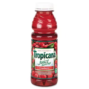 Tropicana 30210 Tropicana Juice Beverage, Cranberry, 15.2oz Bottle, Case Of 12