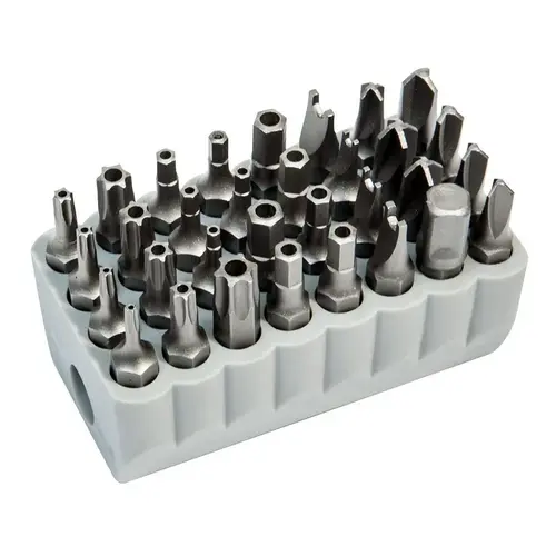 Klein Tools Steel 32-Piece Tamperproof Bit Set Klein Tools Steel 32-Piece Tamperproof Bit Set