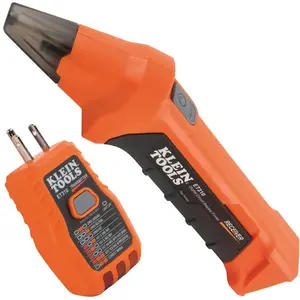 Klein Tools ET310 Digital Circuit Breaker Finder with GFCI Outlet Tester Black/Orange