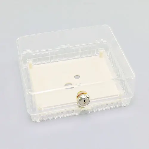 Honeywell Universal Thermostat Guard Clear Acrylic Color And Ring Base Opaque