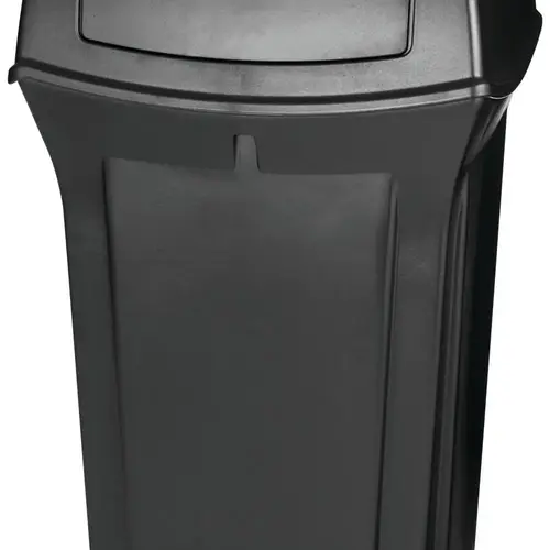 Rubbermaid Commercial 35 Gallon Ranger Black Trash Can Rubbermaid Commercial 35 Gallon Ranger Black Trash Can