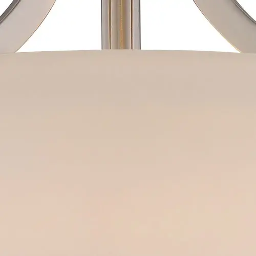 Nuvo Lighting Laguna 2 Light Semi Flush With White Glass