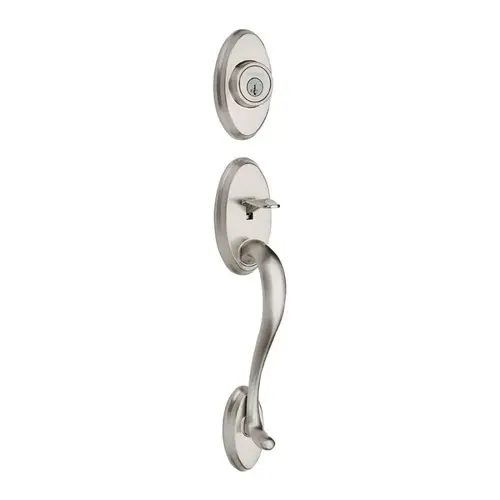 Kwikset Shelburne Handleset, Satin NICKEL Kwikset Shelburne Handleset, Satin NICKEL
