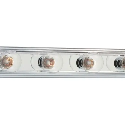 Sea Gull Lighting De-Lovely Four Light Bath Fixture Chrome Sea Gull Lighting De-Lovely Four Light Bath Fixture Chrome