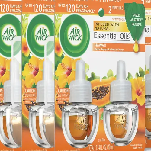 Air Wick Scented Oil Twin Refill, Hawai'i Exotic Flower, Carton Of 6