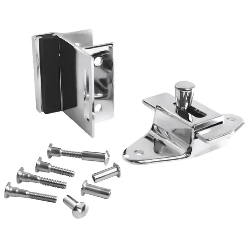 Slide Latch And Bumber Keeper Set (For Laminate Door With Screws)