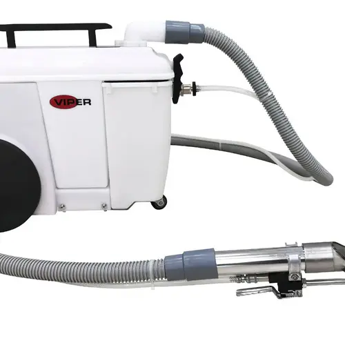 Viper 130 1-Gallon Portable Spotting Extractor, Built In Wheels White