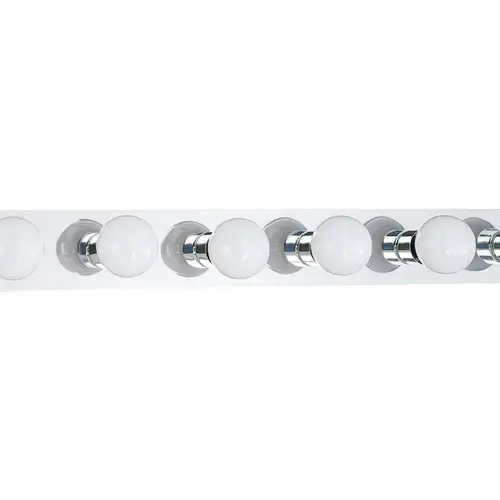 Sea Gull Lighting Center Stage Six Light Bath Fixture Chrome