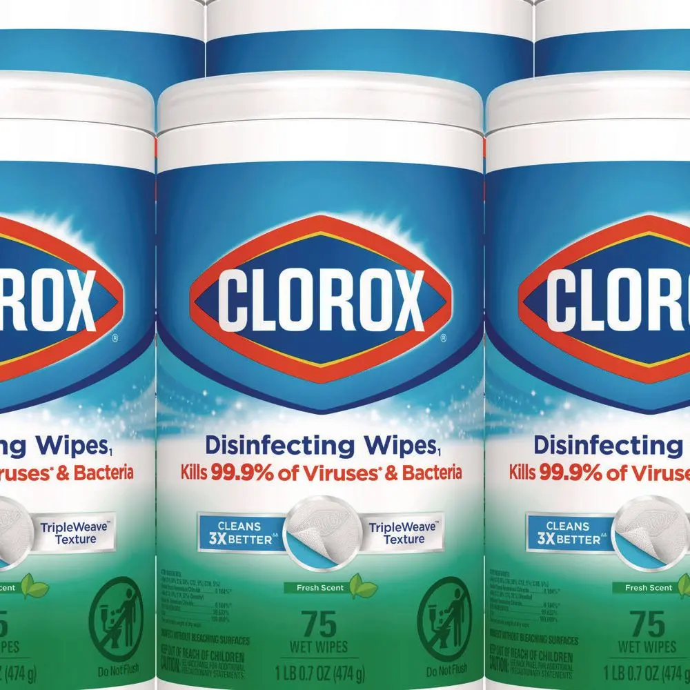 CLOROX Clorox Disinfecting Wipes Fresh Scent 7 X 8 White 75 Carton Of 450 01656