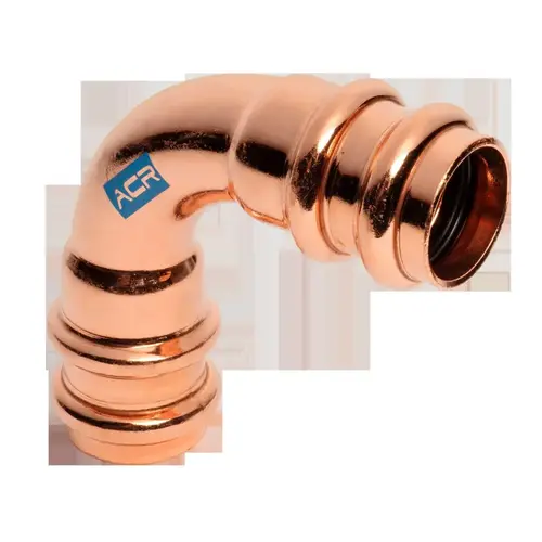 Mueller Streamline 3/8 OD ACR Pxp Lr 90 Ell Package Of 5