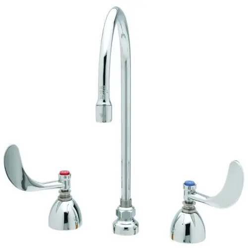 T & S Medical Faucet 8" Centerset Swivel Gooseneck Wrist Handle Chrome 10.06 GPM T & S Medical Faucet 8" Centerset Swivel Gooseneck Wrist Handle Chrome 10.06 GPM