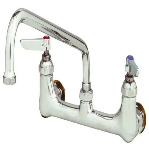 T & S Pantry Faucet 8" Centerset Swing Nozzle 12" Lever Hndles, Chrome 23.09 GPM T & S Pantry Faucet 8" Centerset Swing Nozzle 12" Lever Hndles, Chrome 23.09 GPM