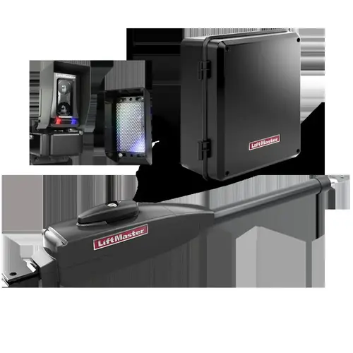 Liftmaster Swing Gate Opener, Single Arm Package With Photo Eye