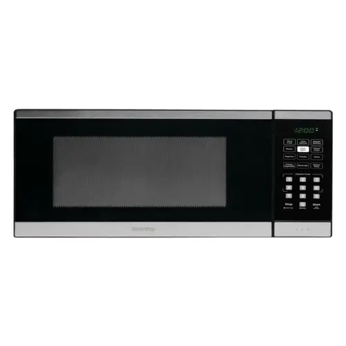 Danby 1.1 Cubic Feet Countertop Microwave In Black And Stainless Steel