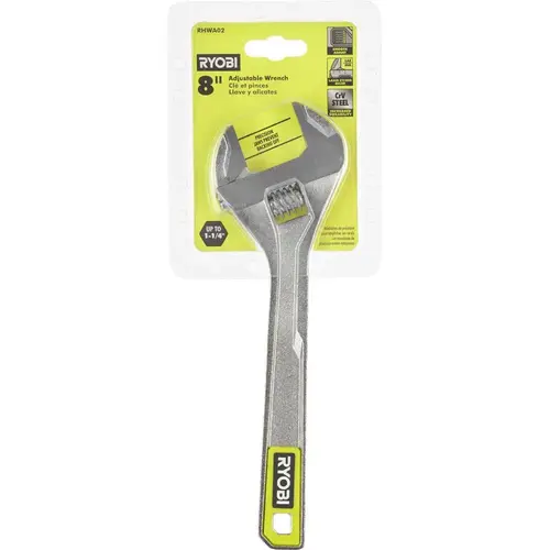 RYOBI 8" Adjustable Wrench