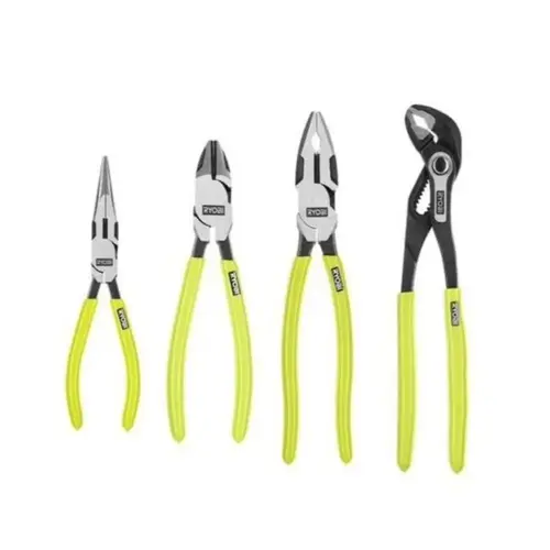 RYOBI High Leverage Plier Set, 4 Piece