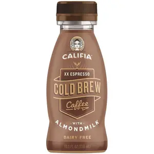 Califia Farms GRR90200447 Califia Farms Cold Brew Coffee Alm Milk 10.5 Oz Bottle Xx Expresso Package Of 8