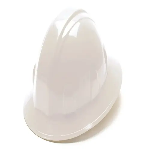 Pyramex Sl Series Full Brim Hard Hat-4 Pt Ratchet-White Pyramex Sl Series Full Brim Hard Hat-4 Pt Ratchet-White