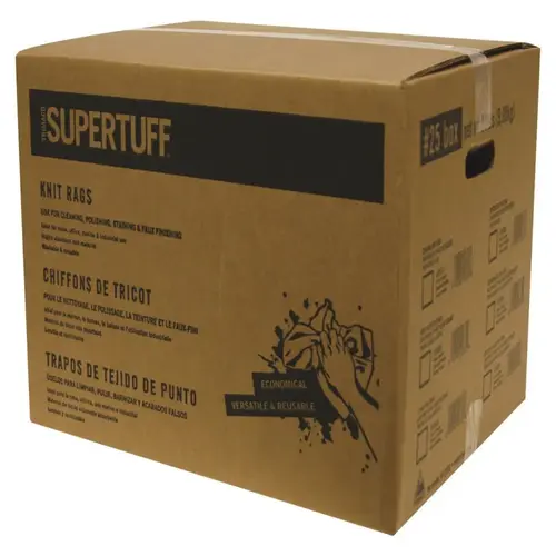 Ez One 25 Lb Box Smooth Best White Knit Painter's Rags