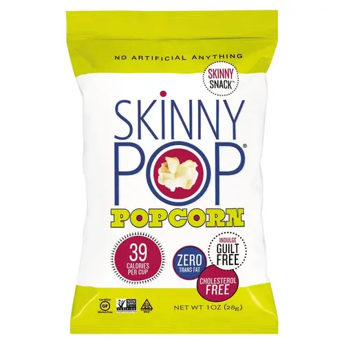 Skinnypop Popcorn Popcorn, Original, 1 Oz Bag, Case Of 12