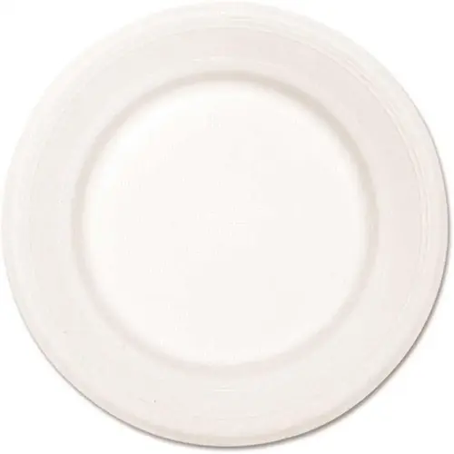Chinet White Paper Round Dinnerware Plate 10-1/2" Package Of 500