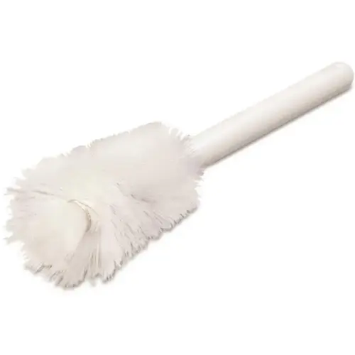 Carlisle Sparta Handle Bottle Brush, Pint, 12", White Carlisle Sparta Handle Bottle Brush, Pint, 12", White