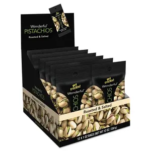PARAMOUNT FARMS INC. PAM091842A25S Paramount Farms 1.25 Oz Salt And Pepper Wonderful Pistachios Nuts Package Of 12